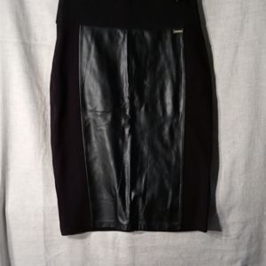 Calvin Klein Black Power Stretch Skirt